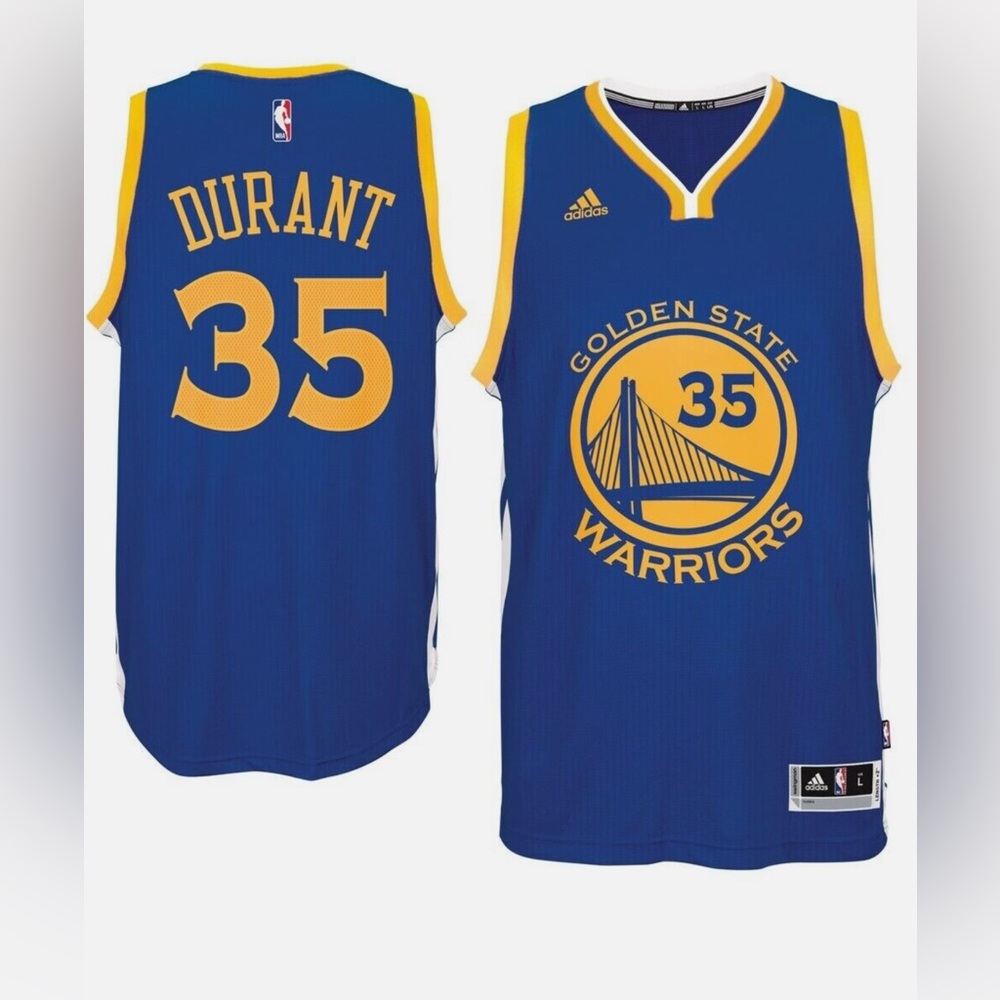 Adidas Kevin Durant Golden State Warriors Basketball Jersey Sz XL